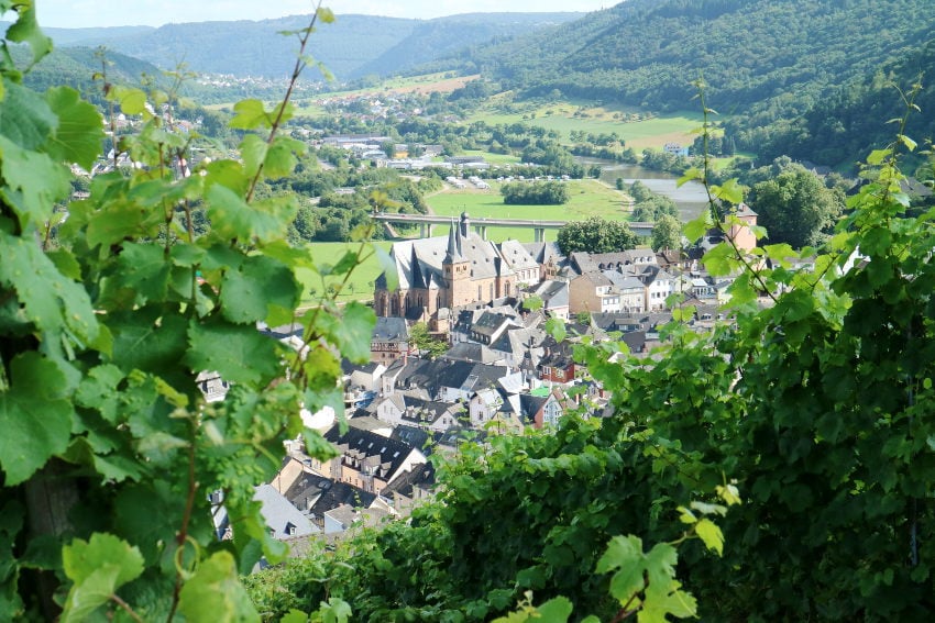 Landal Warsberg; uitzicht op Saarburg - AllinMam.com