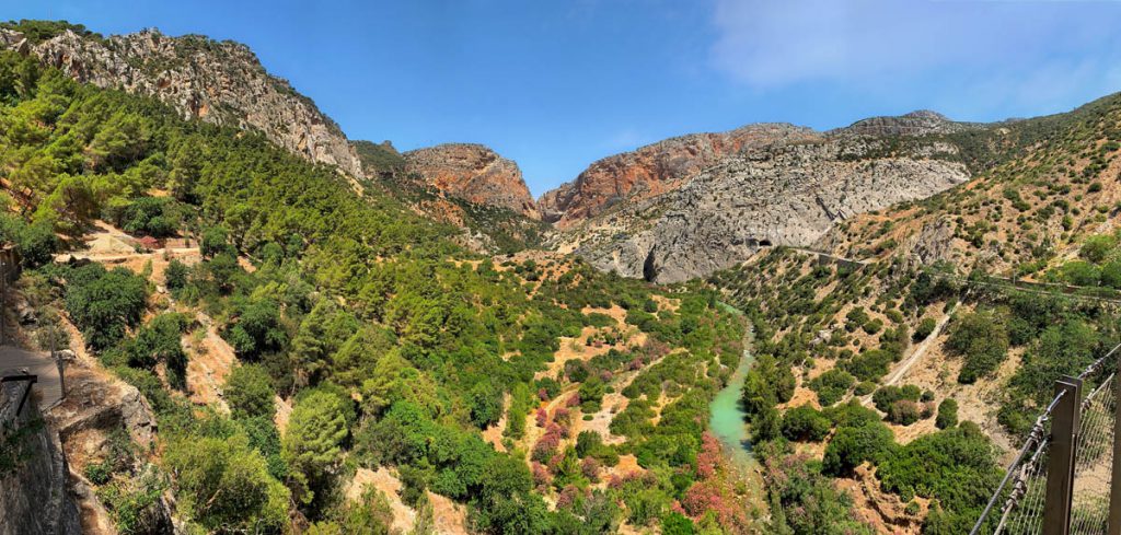 Caminito del Rey wandelpad Valle del Hoyo panorama Andalusië - Reislegende.nl