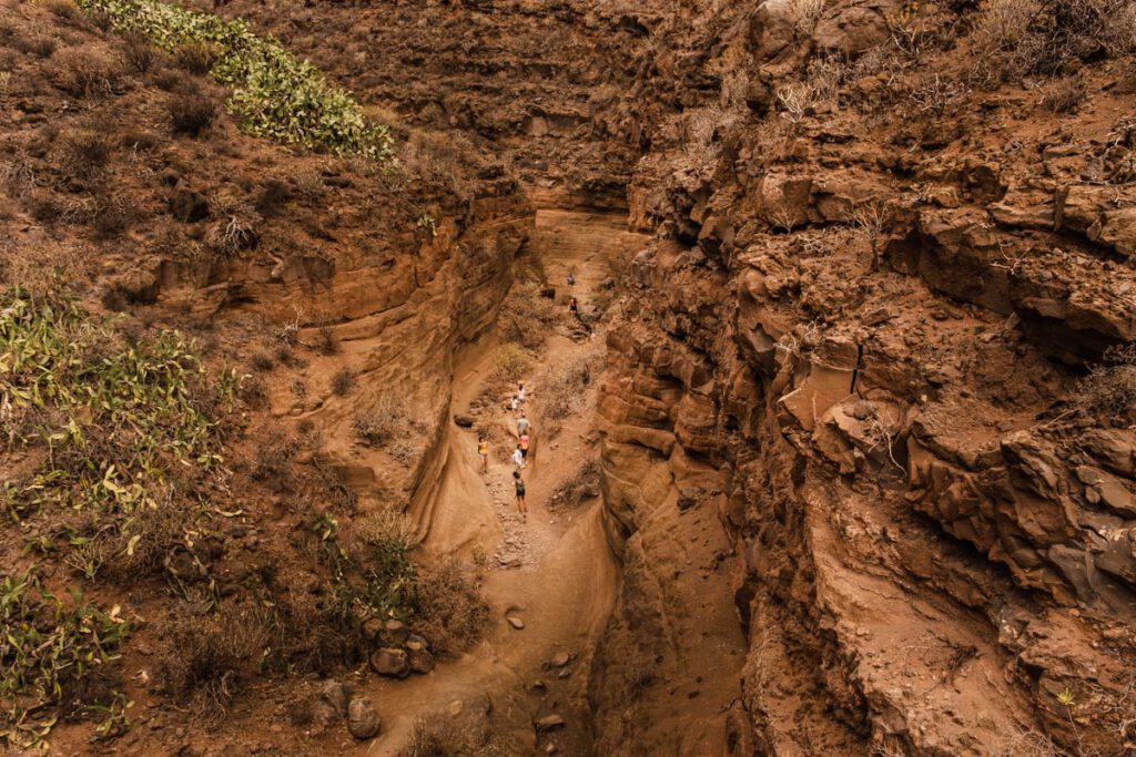 Gran Canaria Tabas de Colores route Barranco de Las Vacas - Reislegende.nl