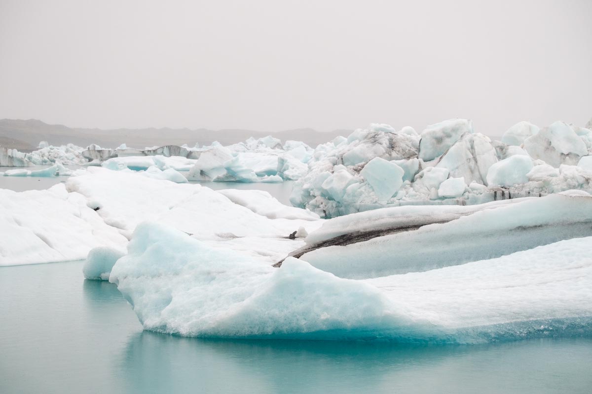 Jokulsarlon gletsjermeer slecht weer zuiden van IJsland tips - Reislegende.nl