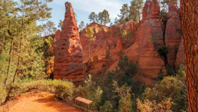 Le Sentier des Ocres, French Colorado Provencal in Roussillon - Reislegende.nl