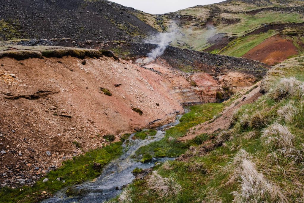 Reykjadalur Hot Springs wandeling in IJsland - Reislegende.nl