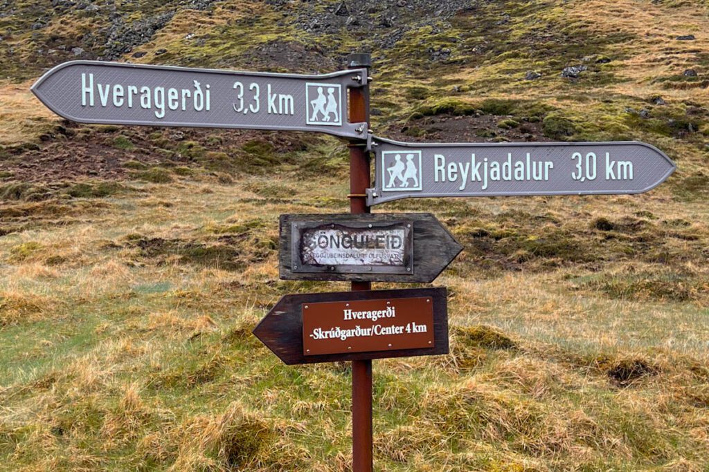 Welke route naar Reykjadalur Hot Springs IJsland - Reislegende.nl