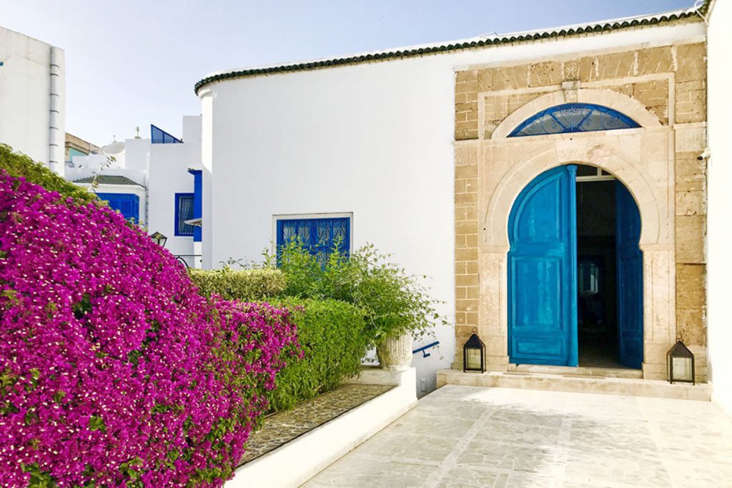 4x top accommodatie in Tunesië, Sidi Bou Said Hotel Dar Said boutique hotel vertrek