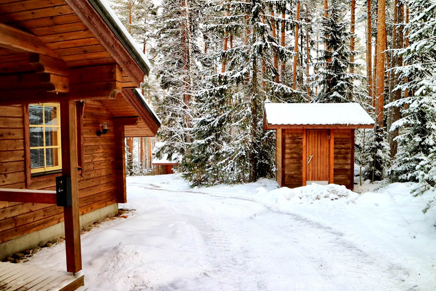 Lehmonkärki wooden cabin zuid Finland Lakeland - Reislegende.nl