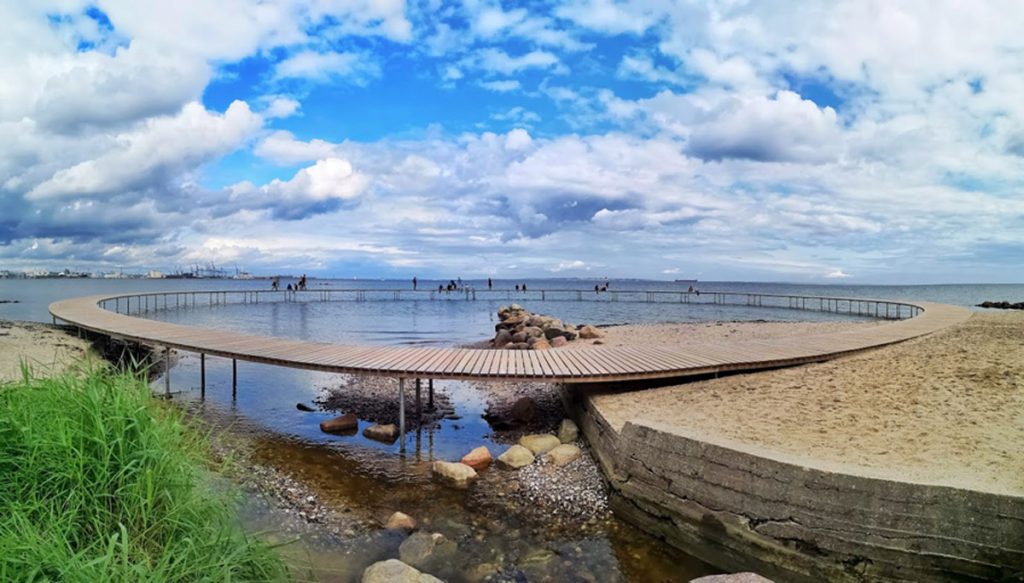 Infinite bridge, Aarhus, Denemarken (Den uendelige bro)