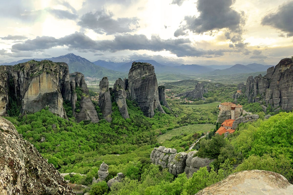 Meteora kloosters in Griekenland