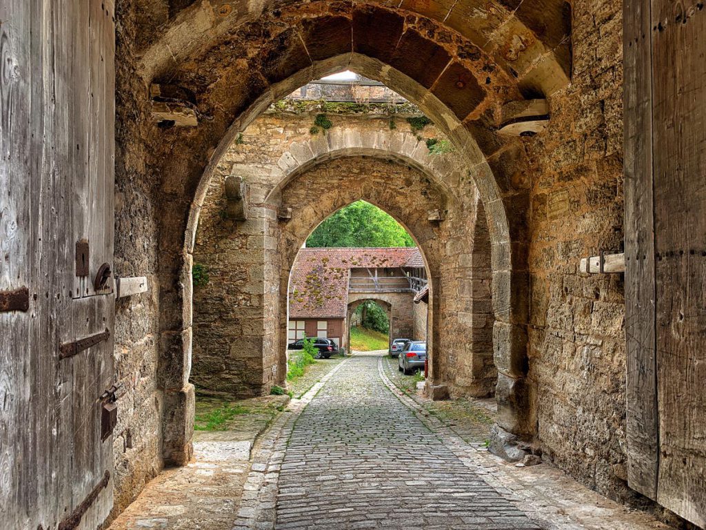 Kobolzeller Turm Bezienswaardigheden in Rothenburg ob der Tauber Romantische Strasse Duitsland - Reislegende.nl