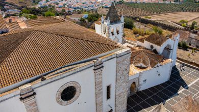 Estremoz uitzicht vanaf Torre das Três Coroas Toren van de drie Kronen oude bovenstad rondreis door Alentejo met de auto Portugal - Reislegende.nl