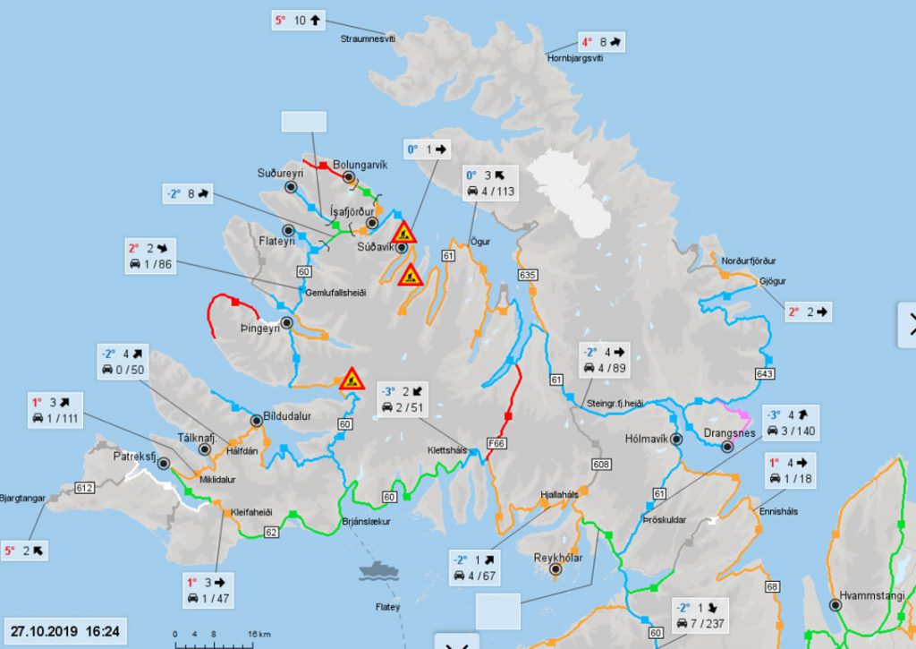 Road.is voor conditie van de wegen in IJsland, met de auto naar de Westfjorden - Reislegende.nl