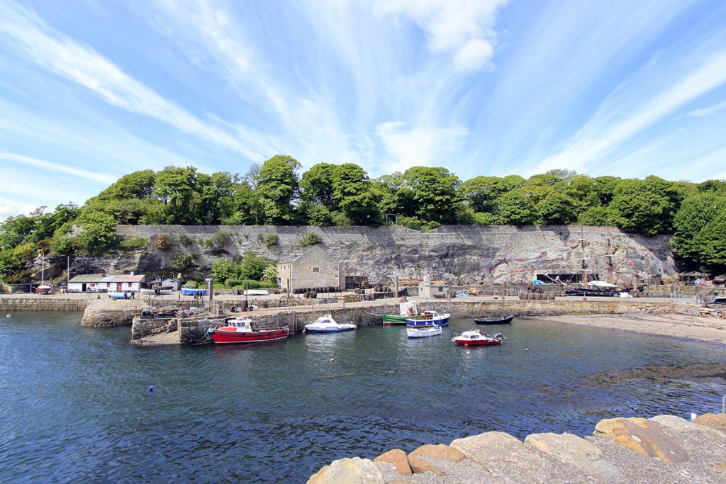 Dysart Harbour, Le Havre - Outlander filmlocaties in Schotland - Reislegende.nl