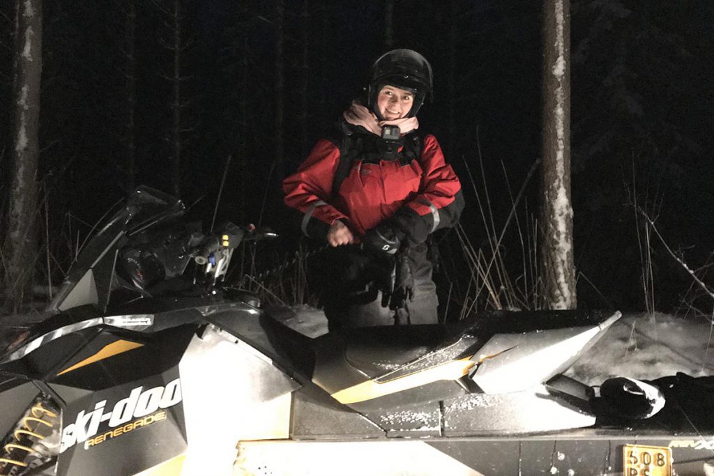 Snowmobiling in Finland Varjola - Reislegende.nl