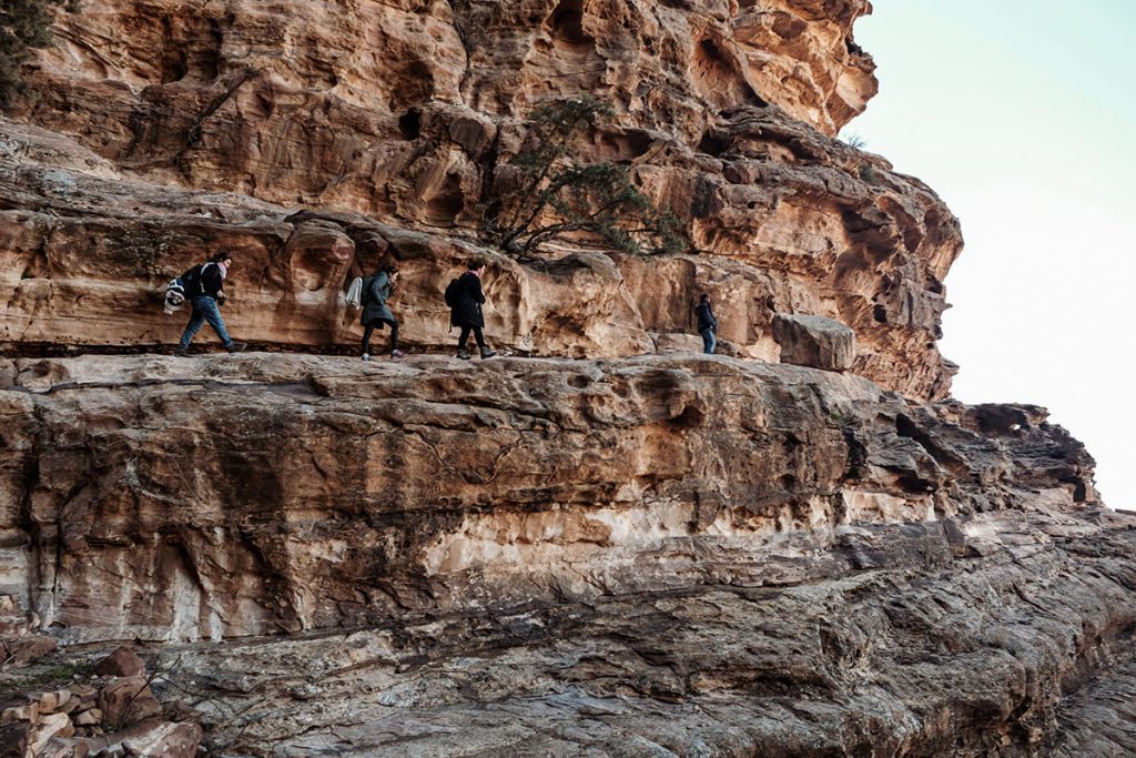 Petra via backdoor trail - Reislegende.nl