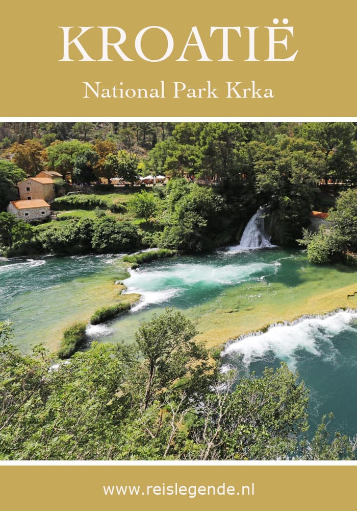 De prachtige watervallen in National Park Krka - Reislegende.nl