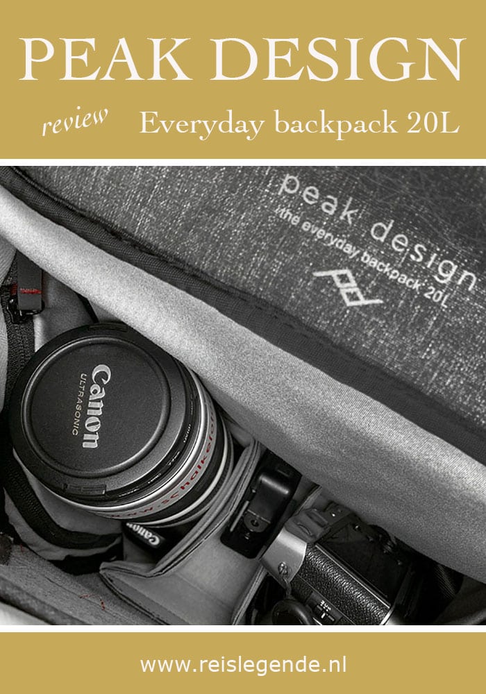 Review: Peak Design Everyday backpack 20L - Reislegende.nl