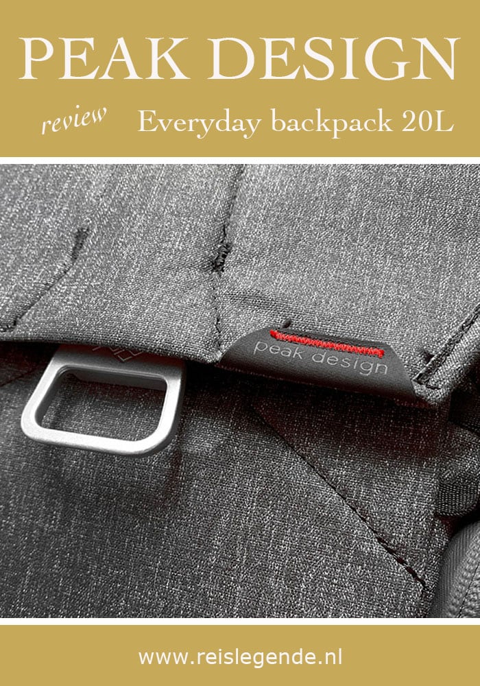 Review: Peak Design Everyday backpack 20L - Reislegende.nl