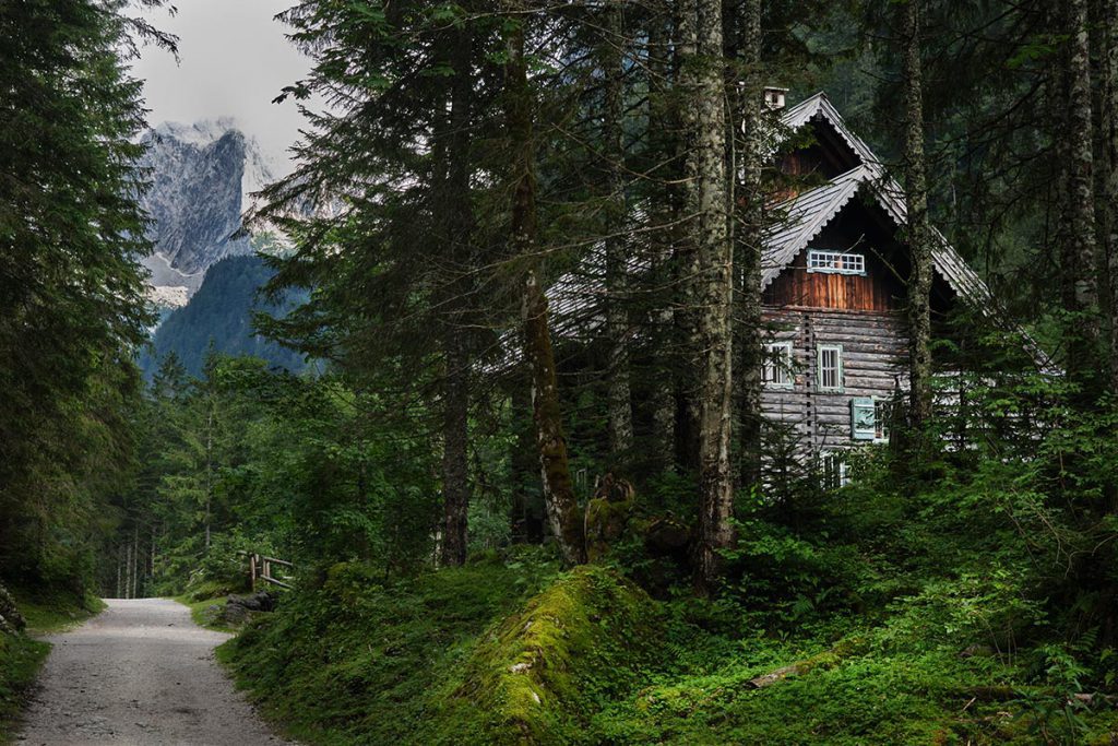 Jachthuis bij de Gosausee wandeling naar de Hinterer Gosausee - Reislegende.nl