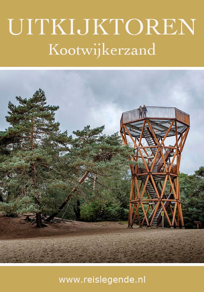 Kootwijkerzand uitkijktoren, zicht op grootste stuifzandgebied van West-Europa - Reislegende.nl