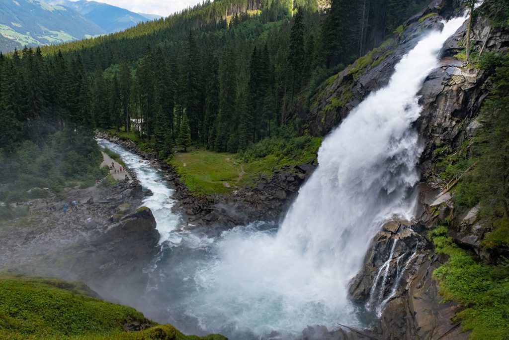 Lower Ache Fall - Krimmler Wasserfälle, grootste waterval van Oostenrijk - Reislegende.nl