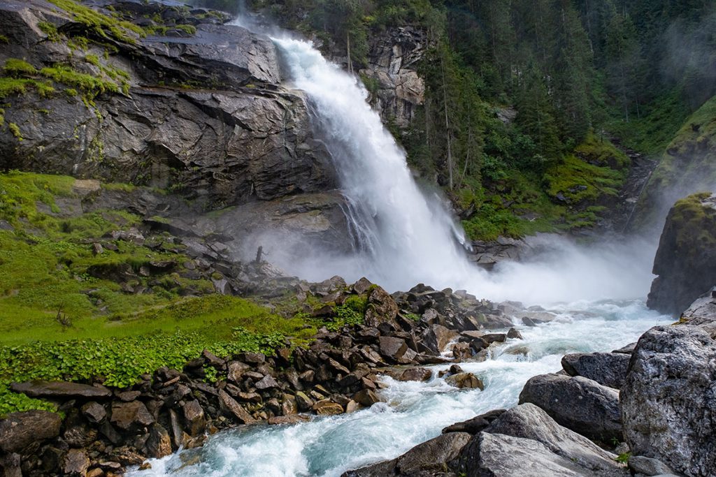 Lower Ache Fall - Krimmler Wasserfälle, grootste waterval van Oostenrijk - Reislegende.nl