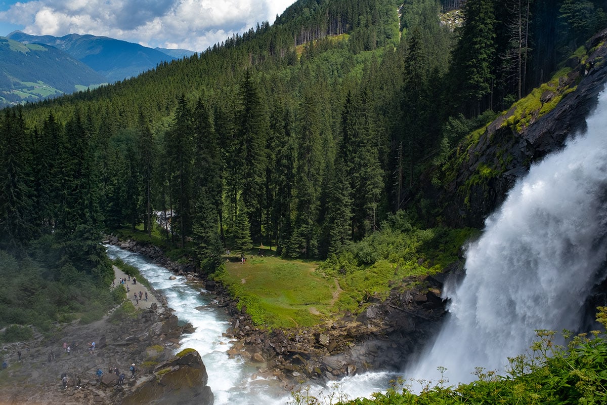 Krimml watervallen, hoogste waterval van Oostenrijk - Reislegende.nl