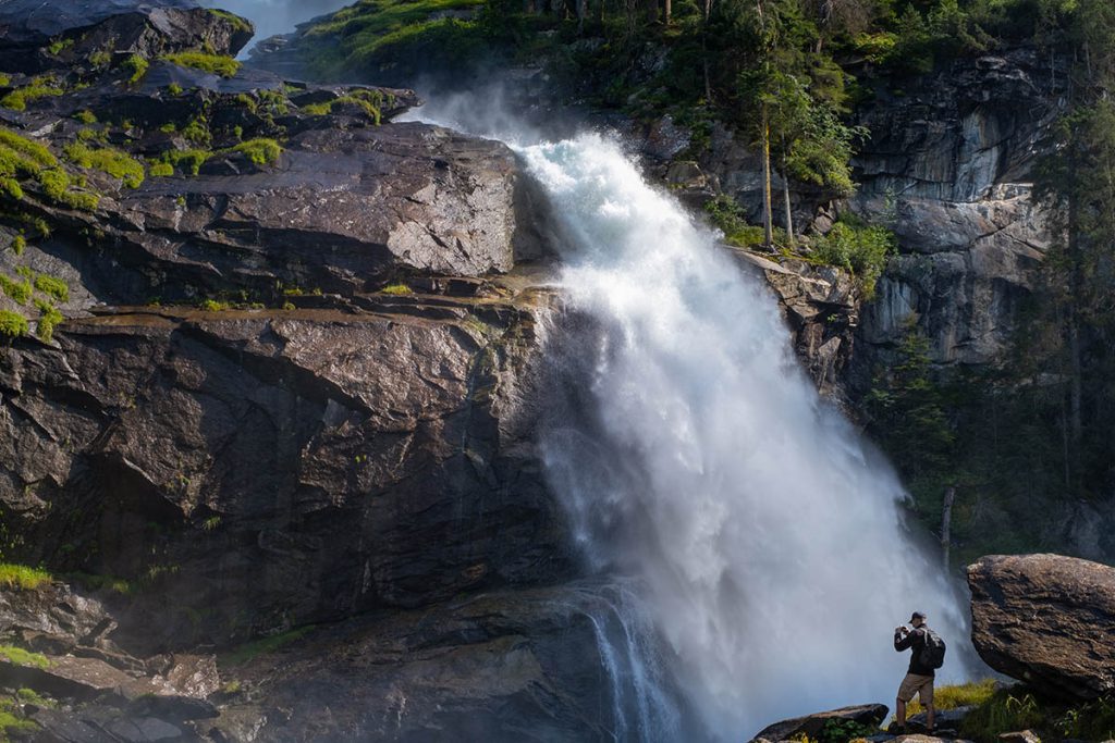 Lower Ache Fall - Krimmler Wasserfälle, grootste waterval van Oostenrijk - Reislegende.nl