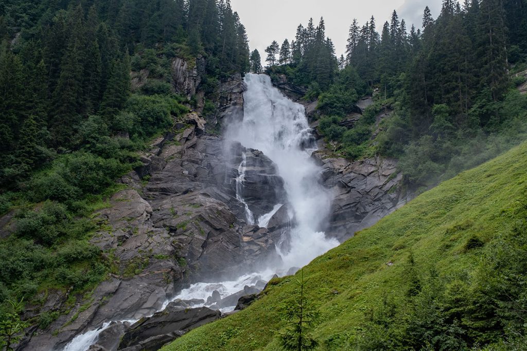 Upper Ache Fall - Krimml watervallen, hoogste waterval van Oostenrijk - Reislegende.nl