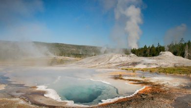Yellowstone NP: 10x wat je niet mag missen - Upper Geyser Basin - Reislegende.nl