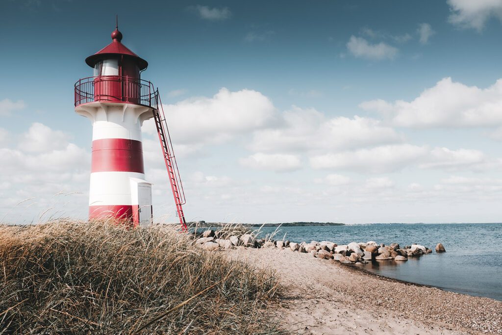 Grisettaodde Fyr - Route langs vuurtorens aan de westkust van Denemarken - Reislegende.nl