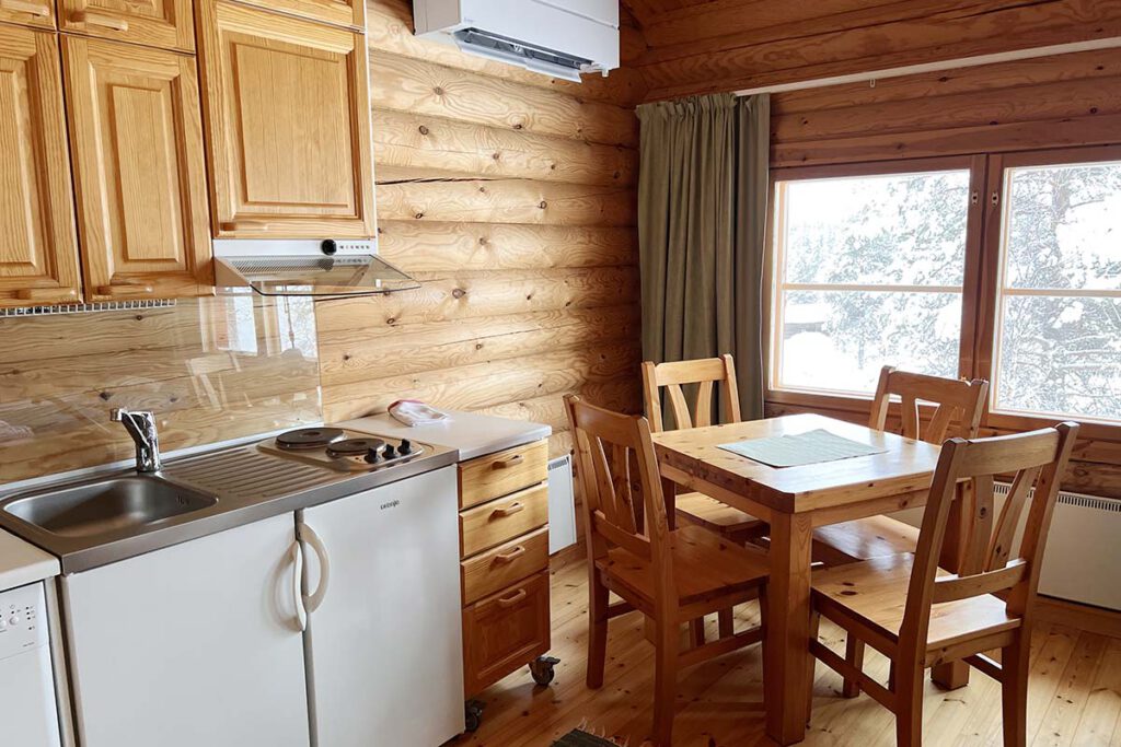 Suomen Latu Kiilopää log cabin - Fell Centre Kiilopää in Saariselkä; fijne cabins boven de poolcirkel - Reislegende.nl