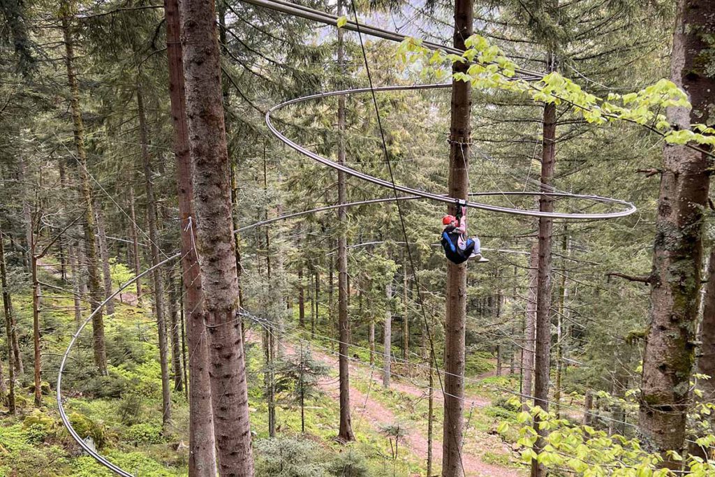 Bol d'Air Line, Bol d'Air Aventure in La Bresse, gaaf avonturenpark in de Vogezen - Reislegende.nl