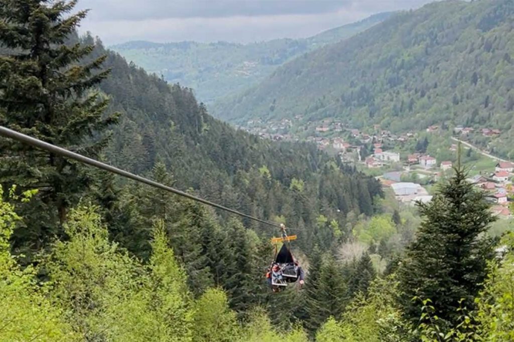 Fantasticâble, Bol d'Air Aventure in La Bresse, gaaf avonturenpark in de Vogezen - Reislegende.nl