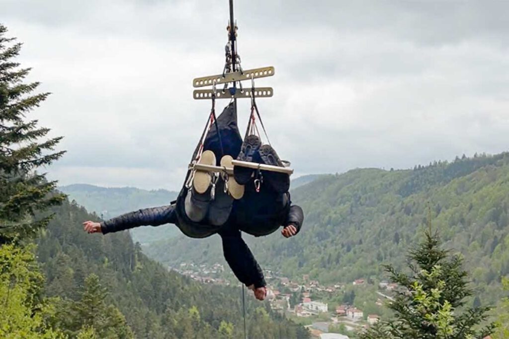 Fantasticâble, Bol d'Air Aventure in La Bresse, gaaf avonturenpark in de Vogezen