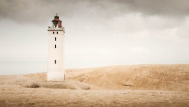 Rubjerg Knude Fyr verplaatste vuurtoren denemarken Reislegende.nl