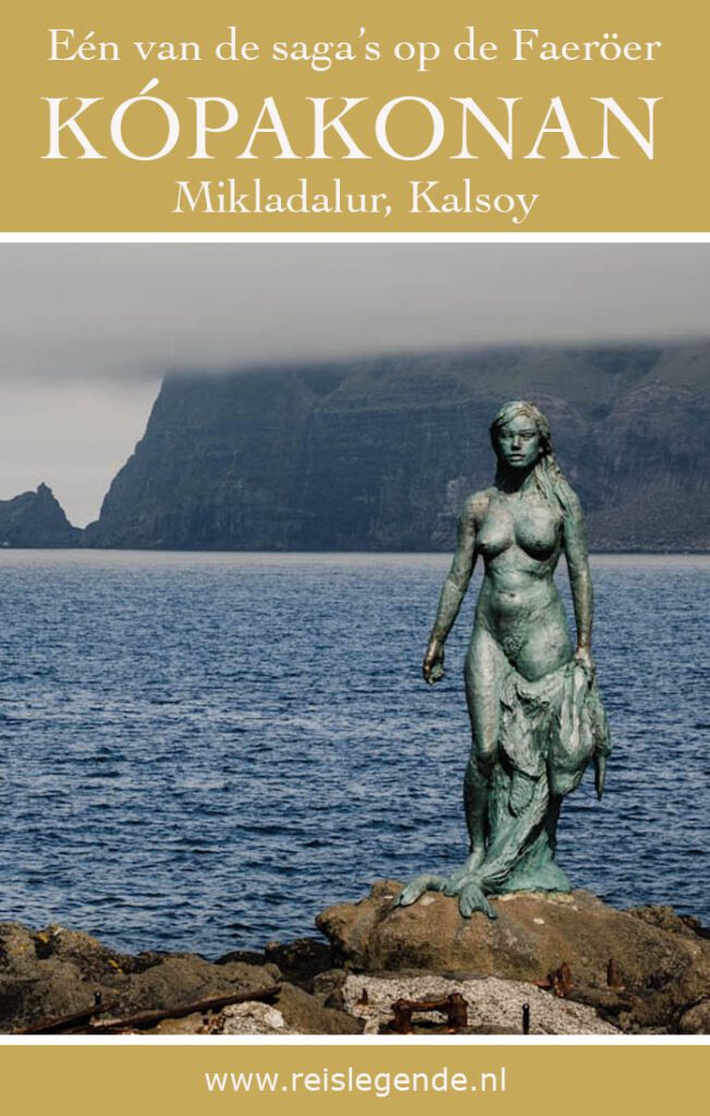 Legende van Kópakonan: Seal Woman of Mikladalur Faeröer eiland Kalsoy - Reislegende.nl