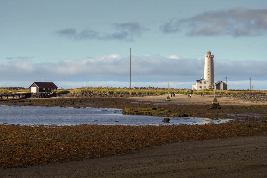 Seltjörn, Seltjarnarnes Peninsula, Grotta Lighthouse zwarte stranden IJsland - Reislegende.nl