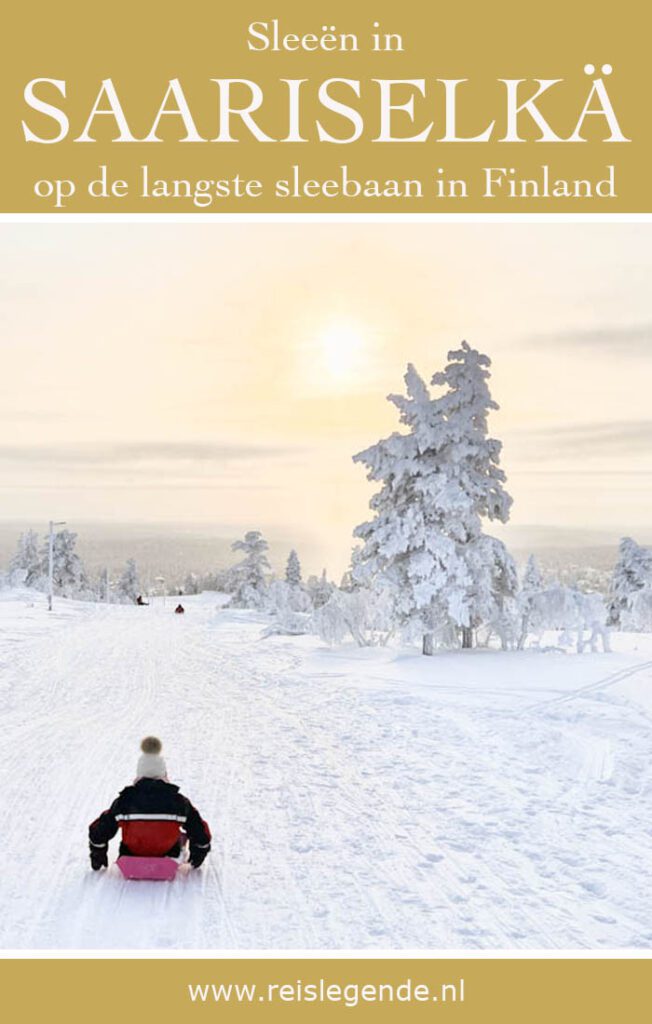 Alles over de langste sleebaan van Finland in Lapland, Saariselkä - Reislegende.nl