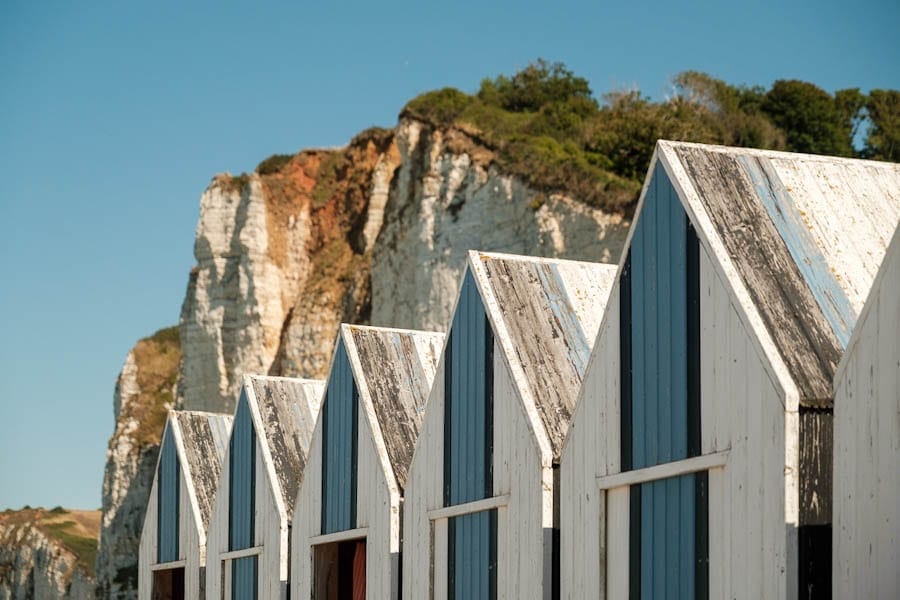 Yport strandhuisjes Normandie mooie plaatsjes in Normandie - Reislegende.nl