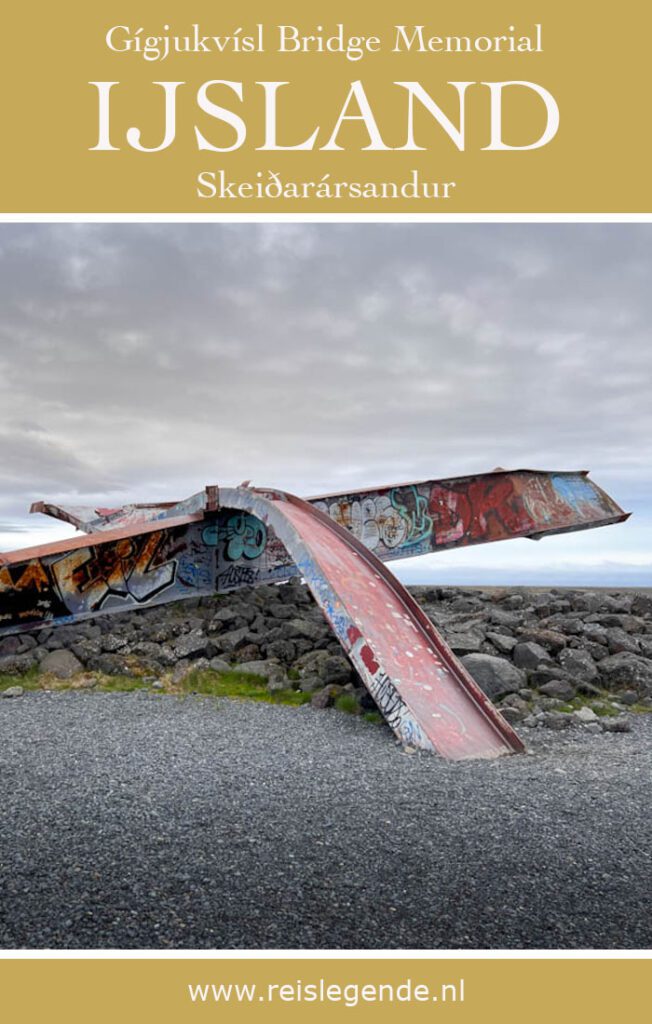 Gígjukvísl Bridge Memorial in Skeiðarársandur IJsland - Reislegende.nl