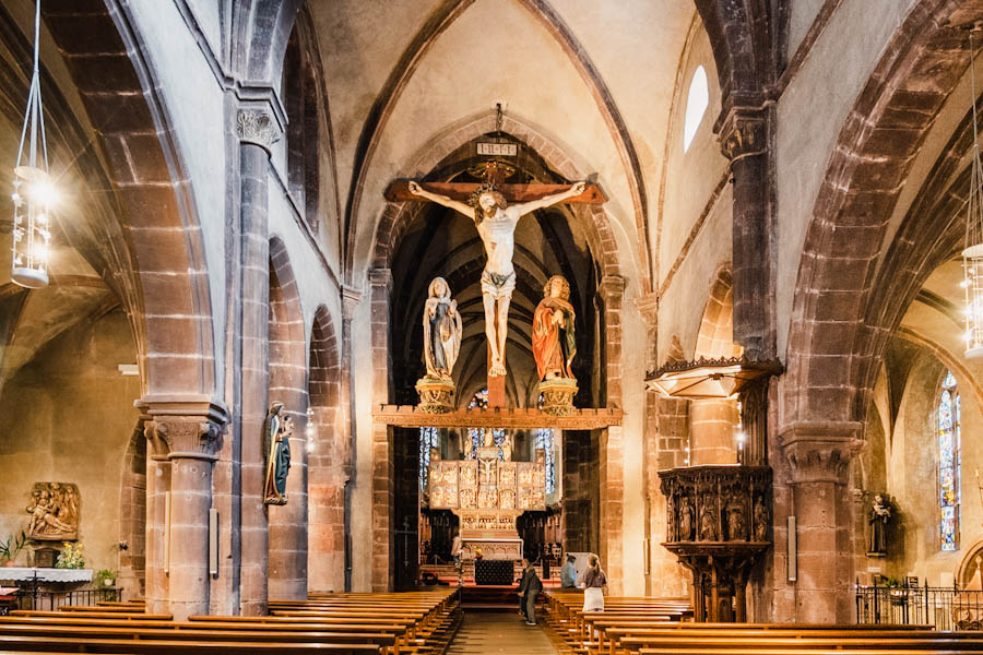 Kaysersberg Eglise Sainte-Croix bezienswaardigheden in Kaysersberg tips in Elzas - Reislegende.nl