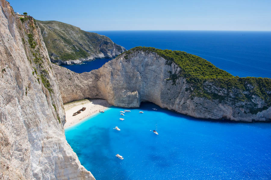 Mooiste Griekse eilanden Navagio Beach Zakynthos - Reislegende.nl