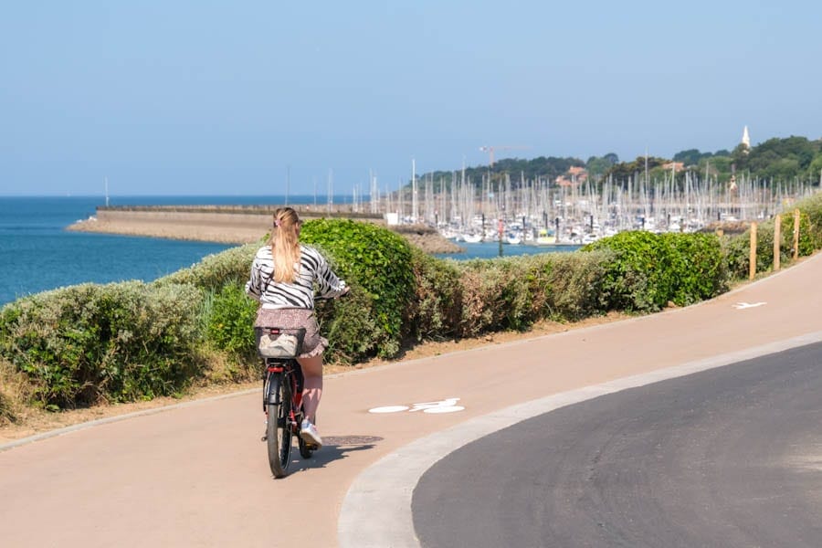 Fietsen in Pornic Loire Atlantique mooie plaatsen langs kust Frankrijk - Reislegende.nl