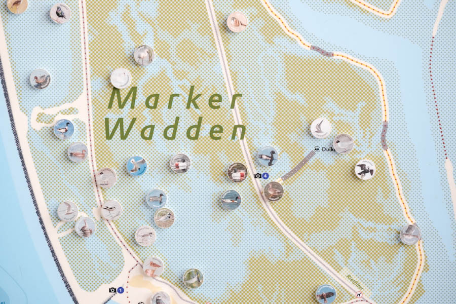 Marker Wadden plattegrond - Reislegende.nl