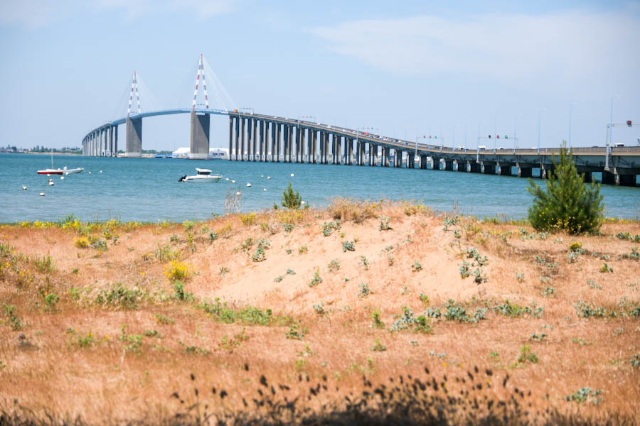 Pont de Normandie Saint-Nazaire bezienswaardigheden Loire Atlantische kust - Reislegende.nl