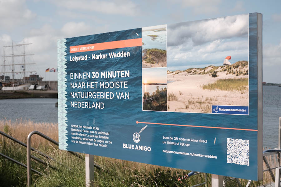 Vertrekpunt boot naar Marker Wadden - Reislegende.nl