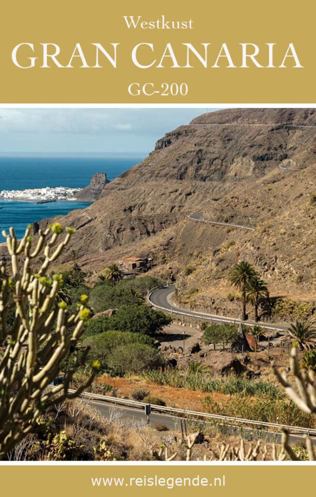 GC-200, mooie autoroute langs westkust op Gran Canaria - Reislegende.nl