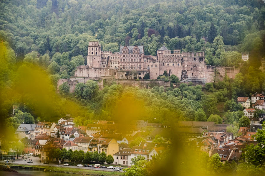 Zicht op Heidelberg vanaf Philosophenweg Duitsland - Reislegende.nl