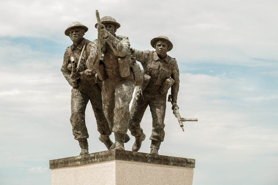 Beeld British Normandy Memorial Normandie Frankrijk - Reislegende.nl