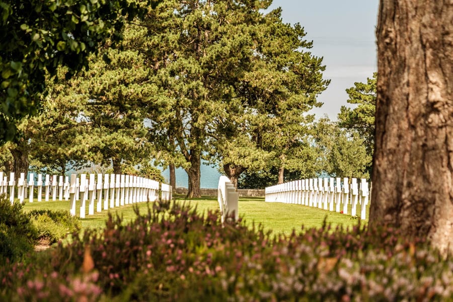 Frankrijk Normandy American Cemetery and Memorial Normandie Omaha Beach - Reislegende.nl
