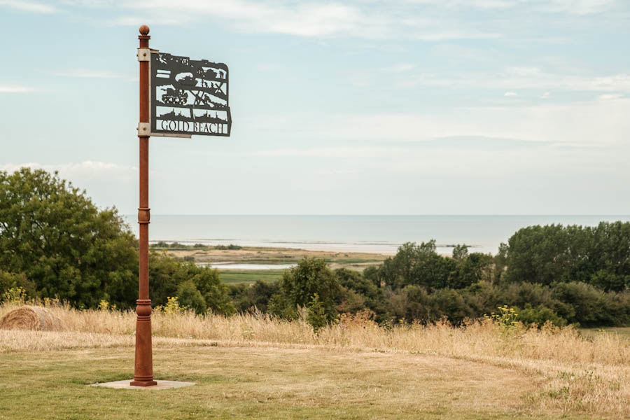 Gold Beach British Normandy Memorial Normandie Frankrijk - Reislegende.nl